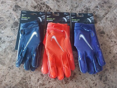 NIKE VAPOR JET 6.0 ADULT RECIEVER FOOTBALL GLOVES, NWT, CZ6727