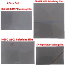 Game Console Screen Polarizing Film Backlit for GB GBP GBL GBA GBASP WSC NGPC