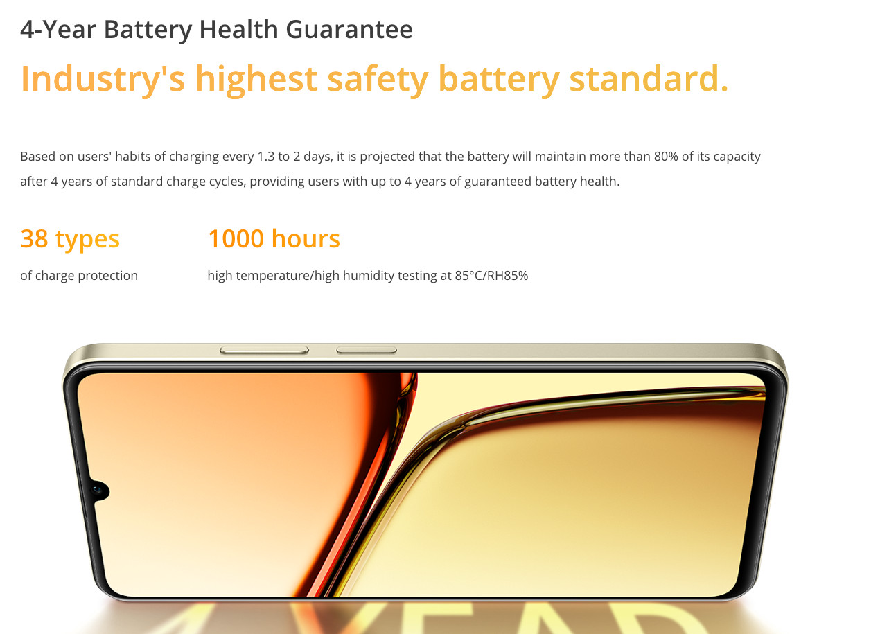 Realme C61 4G LTE Dark Green - 4GB RAM - 128GB ROM - Unlocked - NEW SEALED