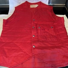 Vintage 1980  s Coca-Cola Work Vest Uniform Quilted Riverside Masterliner Coke 40
