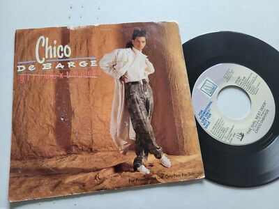 CHICO DeBARGE - The Girl Next Door PROMO 1986 SYNTH POP FUNK 7'' p/s