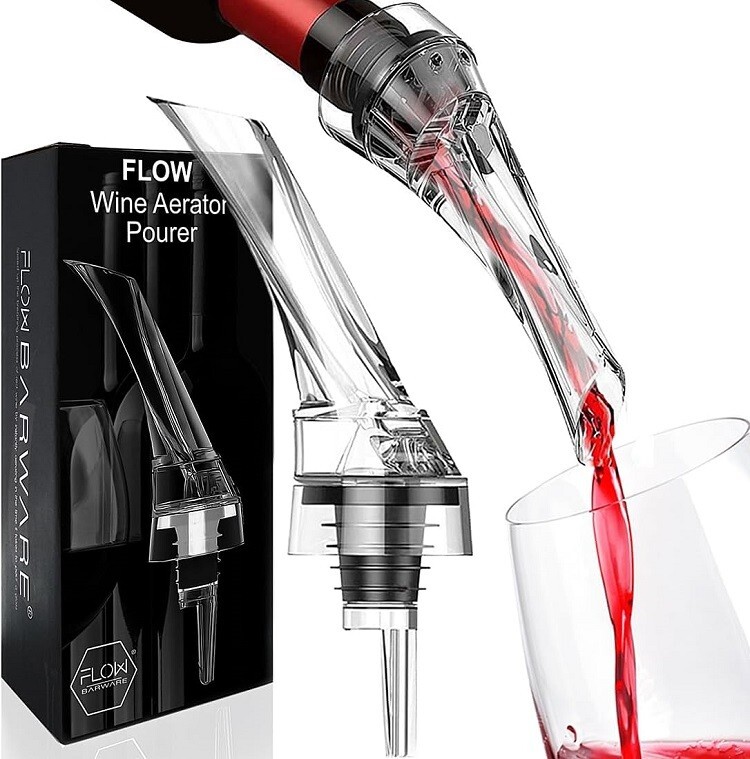 Wine Aerator Pourer Oxygenates Red Wine Aerator Stopper Taste Enhancer Wine Gift