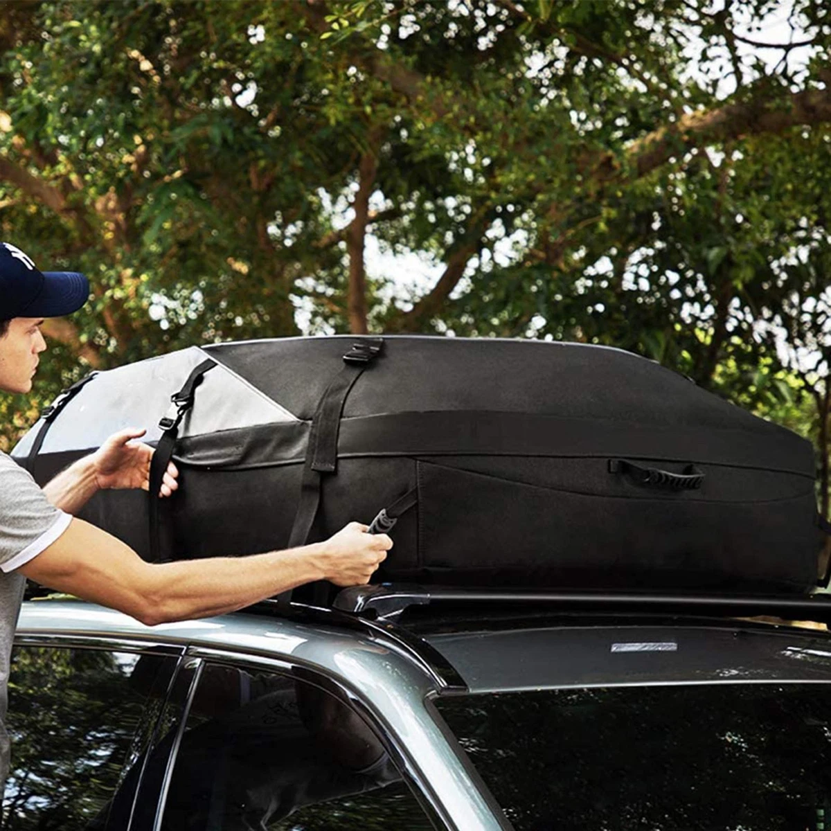 Camping roof cheap bag