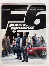 Fast & Furious 6 (Blu-ray/DVD, 2013), 2-Disc Set, STEELBOOK Extended Edition A++
