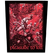 KREATOR BACK PATCH : PLEASURE TO KILL : album Official Licenced Merchandise gift