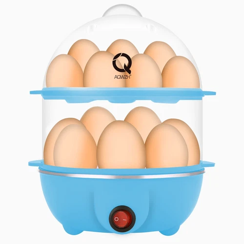 Rapid Egg Cooker Electric for Hard Boiled, Poached, Scrambled Eggs, Omelets