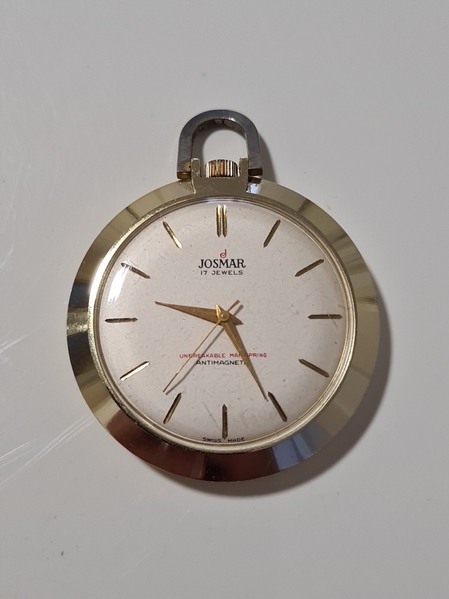 Antike Josmar Josmar Pocket Watch Aufnahme Clock 41 Pall Mall