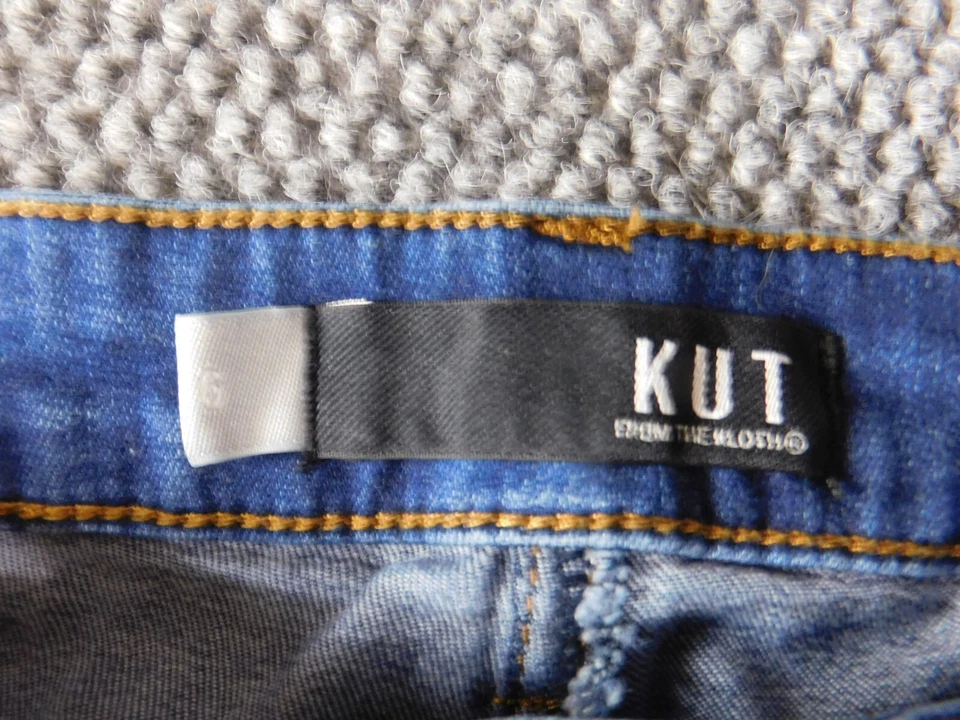 Kut From the Kloth Jeans 6 Conny ankle skinny blue dark denim stretch - Image 2 of 4