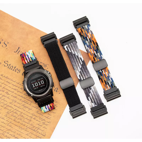 Quick Release Magnetic Nylon Strap Band For Garmin Fenix 8/7/7X/6X/5/935 22/26MM - 第 14/29 張圖片