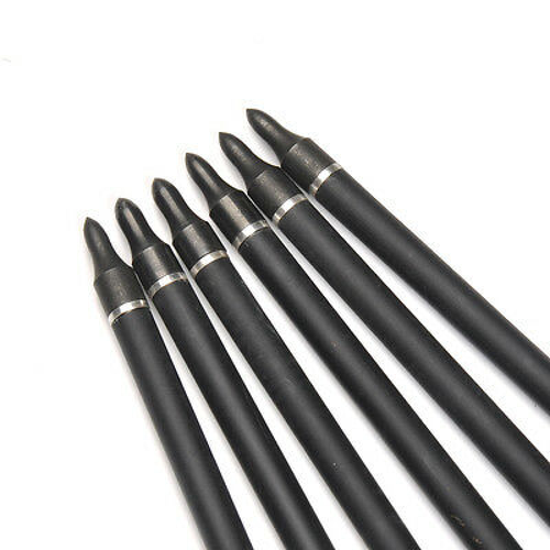 31/33'' Spine 500 Carbon Arrows Turkey Feather 7.6mm Archery Hunting Shooting - Picture 15 of 18