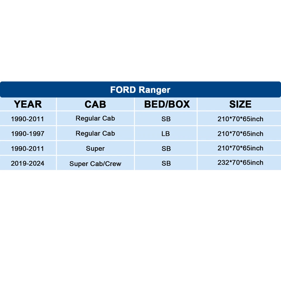 Cubierta de coche pickup para Ford Ranger 210D forro de algodón engrosado 100 % impermeable Foto 2 de 4