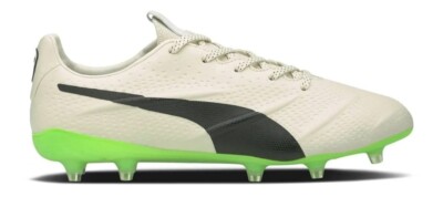 Size 11 - PUMA King Platinum 21 Vegan FG AG Ivory Glow Green  display picture 1