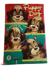 Vintage Merrill Compnay Publishers Puppy Dog Coloring Book 1952 New Unused