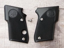 Beretta® M21 Bobcat Plastic Grip Set Factory Black - JG21P with Combo Screw Set