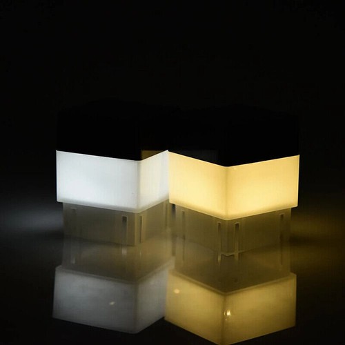 Solar Power Fence Post Cap Pool Garden Yard LED Square Light White 50mm x 50mm - Picture 8 of 18
