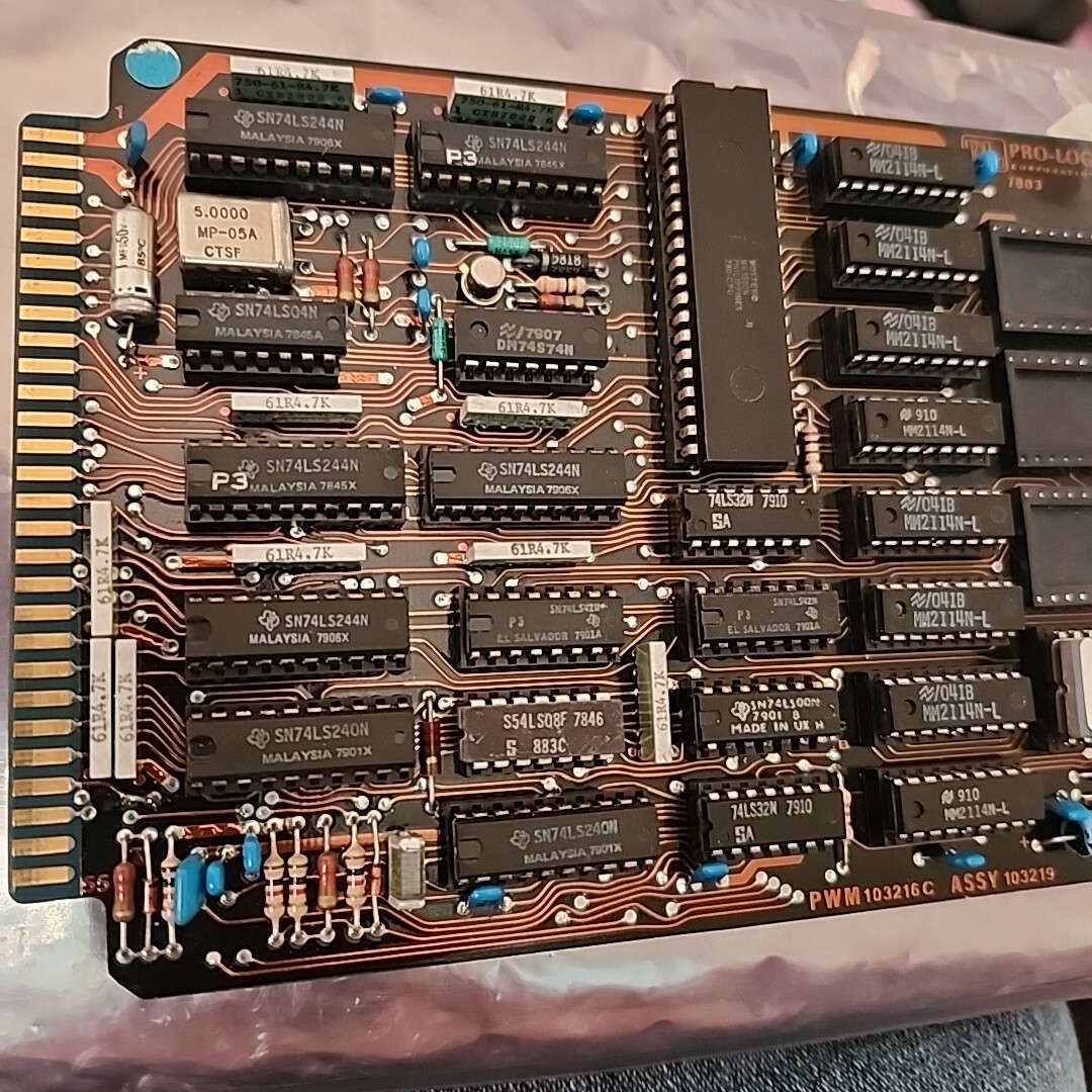 PL Pro-Log 7803 Processor Card PCB 7803 PWM 103216c ASSY