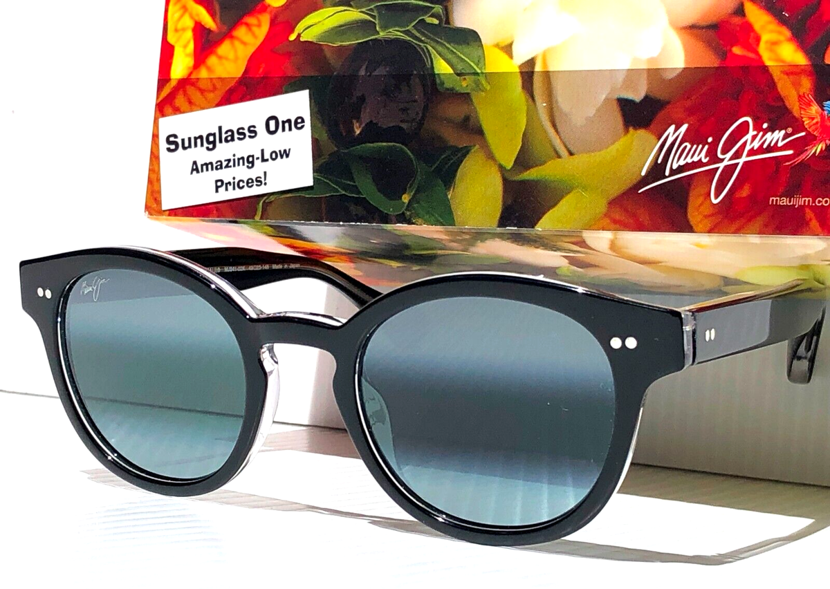 NEW Maui Jim JOY RIDE Black Crystal POLARIZED Neutral Grey Lens
