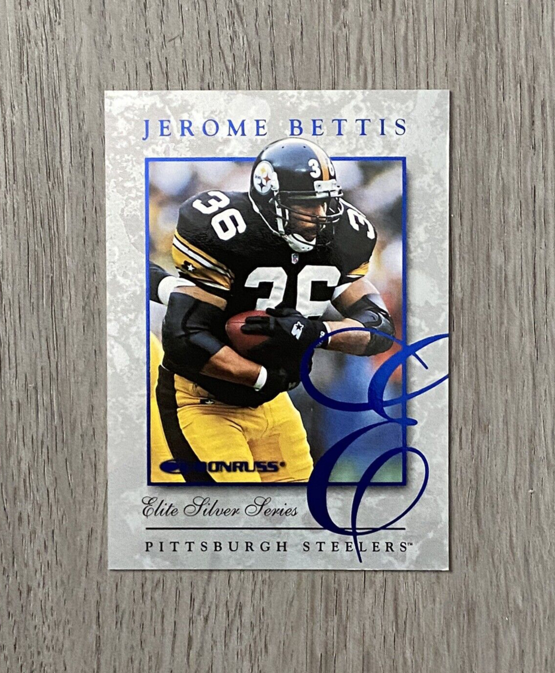 1997 NFL Donruss Elite Silver | Jerome Bettis | #17 | 3988/5000 | Steelers