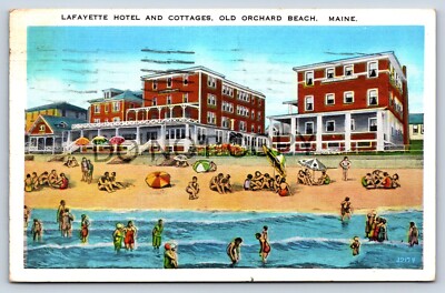 Postcard Orchard Beach Admiral Eugene Usdin Manhattan Project Vet K-25 Plant I4