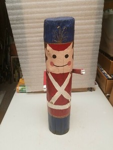 Handmade Wooden Toy Soldier 22" Tall