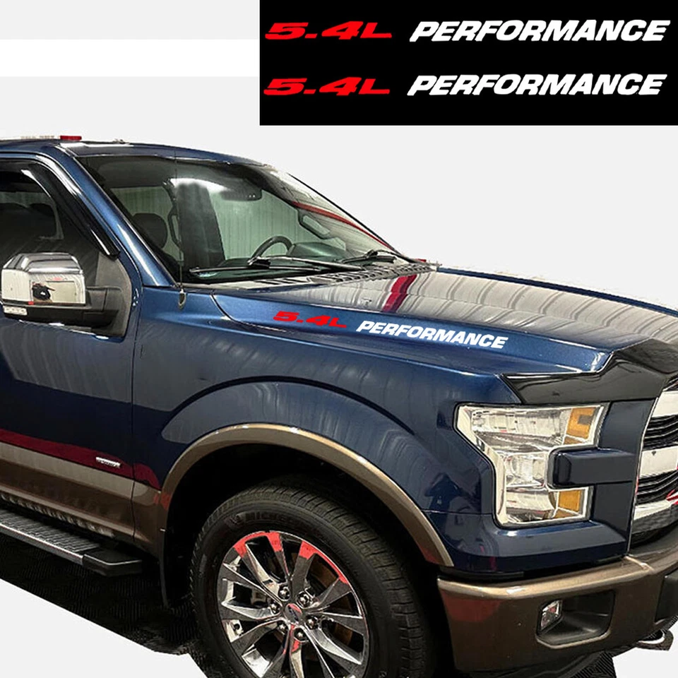 Calcomanías de capó 5,4 L PERFORMANCE emblema pegatina para Ford F150 F250 Expedition 2 un. Foto 2 de 4
