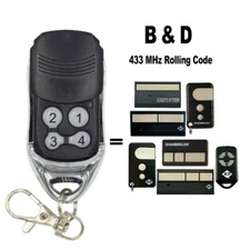 B&D 062170/4333EBD 1A4982 Compatible Garage/Gate Door Remote Control