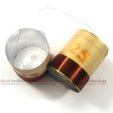 2pcs 25.5mm Voice coil Copper wire 8 Ohm For Loudspeaker Repair