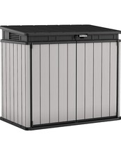 Keter Store It Out Premier XL Outdoor Garden Storage Shed Grey Black
