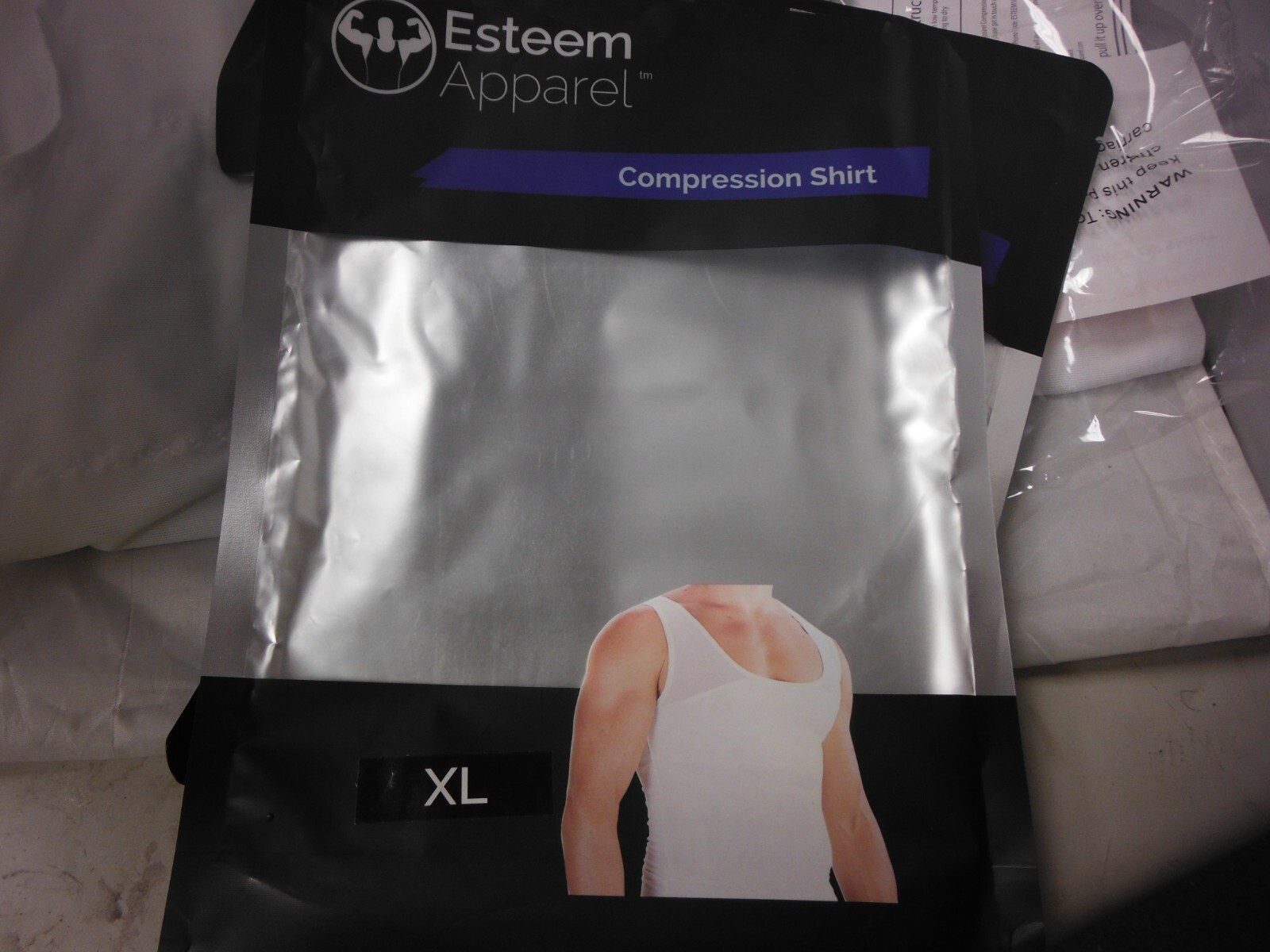 Esteem Apparel Original Men's Chest Compression Shirt Hide