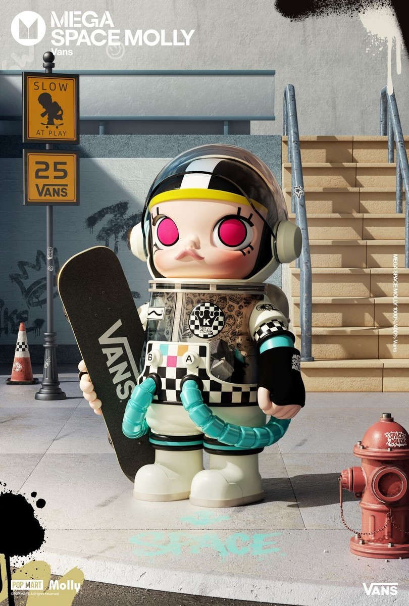 ぬいぐるみ POPMART MEGA SPACE MOLLY 400% VANS POPMART MEGA SPACE MOLLY 400% VANS