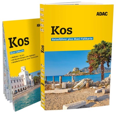 ADAC Reiseführer plus Kos | Mit Maxi-Faltkarte und praktischer Spiralbindung