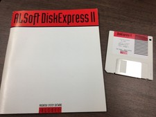 Vintage Macintosh software : DISK EXPRESS II 3-1/2" disks, manual