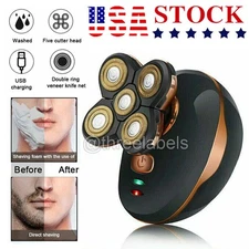 Electric Hair Remover Shavers Bald Head Razor Smooth Skull Cord Cordless Wet Dry