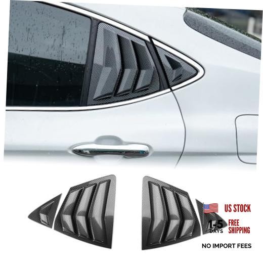 Exterior Window Louvers for Toyota Camry 2025 2026 -Carbon Carbon Fiber Style