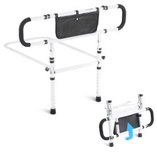 VEVOR Bed Rail Folding Safety Guard with Storage Bag New