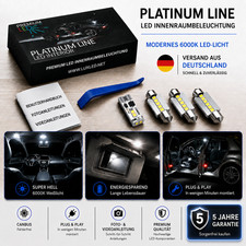 LED Innenraumbeleuchtung Premium Set f�r BMW 7er F01 F02 G11 21x LED CANBUS Wei�