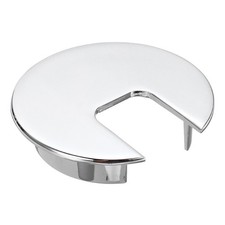 1 Pcs Desk Grommet 1.97Inch,Zinc Alloy Round Desk Hole Cover,50mm,Chrome Plated