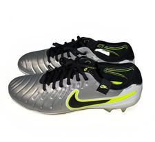 Nike Legend 10 Elite FG Pro Metallic Silver HF8980-001 Size 6