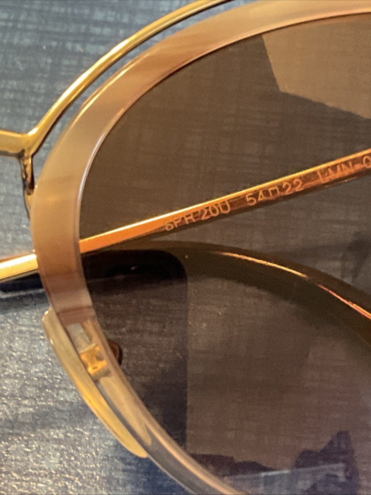 PRADA SPR 20U CONCEPTUAL Cat Eye Sunglasses 54 22 140 2N Marble Look With Case thumbnail 13