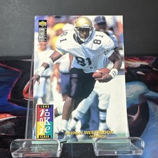 1995 UD Collectors Choice Michael Westbrook Rookie Card #4 - Colorado Buffaloes. rookie card picture