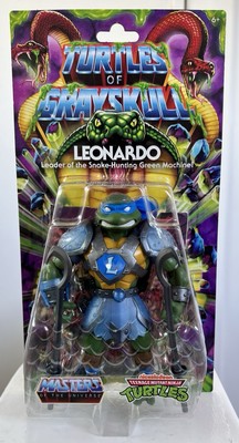 Mattel MOTU Origins Turtles of Grayskull LEONARDO Action Figure             (E1)