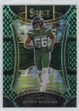 2023 Panini Select Suite Level Dragon Scale Prizm 17/70 Quincy Williams #407 3hd