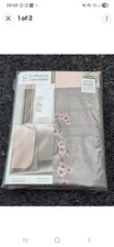 Image of Catherine Lansfield Signature Fully Lined Embroidered Curtains 66x72