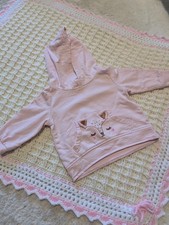 baby club Pullover Hoodie mit Kapuze rosa Fuc...