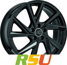 MSW MSW 80/5 gloss black 6.5x16" ET47 LK5 100 ML 57.06 Alufelgen 16 Zoll