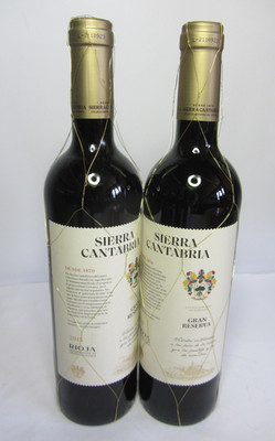 (40,00  /L) 2 Flaschen Sierra Cantabria Gran Reserva 2015 750ml / 14%
