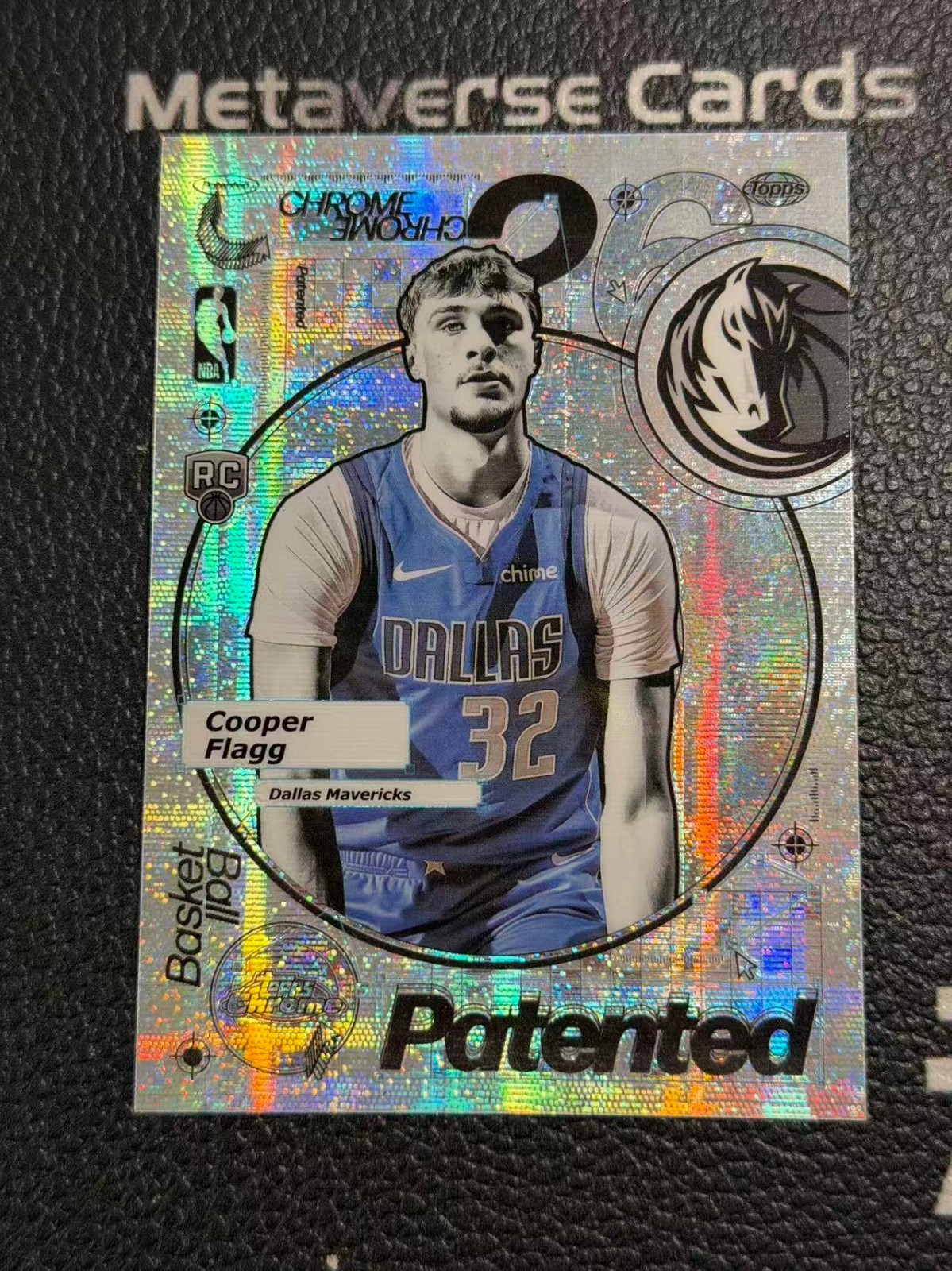 2025-26 Topps Chrome Patented SSP Insert Rookie RC Cooper Flagg Case Hit Mint