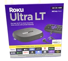 Roku Ultra LT HD Digital Streaming Device 4801RW Black
