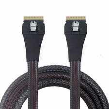 For AMPHENOL SlimSAS cable SFF-8654 8i to 8i NVMe PCIe data cable 75cm 2.5ft