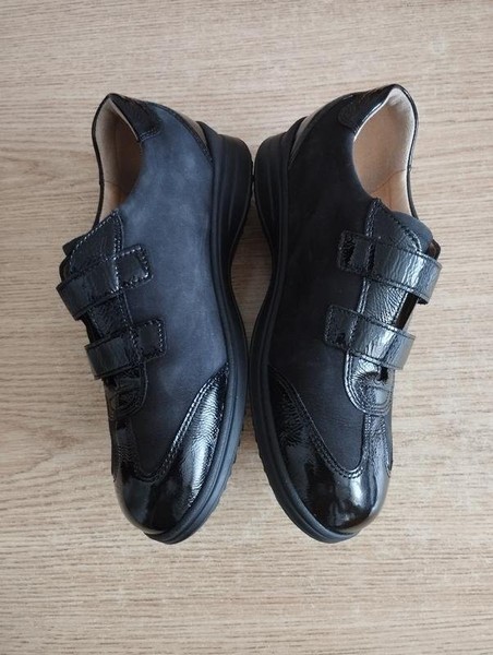 Women Finn Comfort Heels Black Nubuck 39